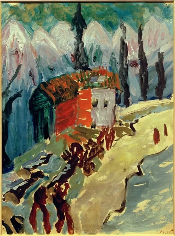 Rimozione del legno in montagna